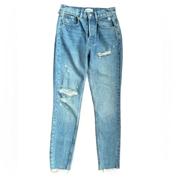 Boyish The Billy High Rise Skinny Far Country style 101031-24 size 24 Distressed - Picture 1 of 10